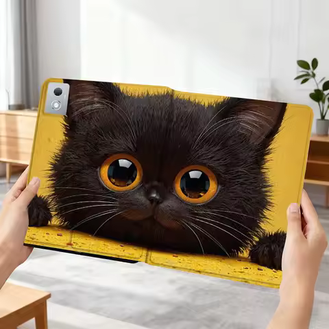 Cat Popular Cartoon Art Gift For Xiaoxin Lenovo Tab P12 Extreme Legion Y900 Idea Pro GT 12.1 2025 Foldable Tablet Case