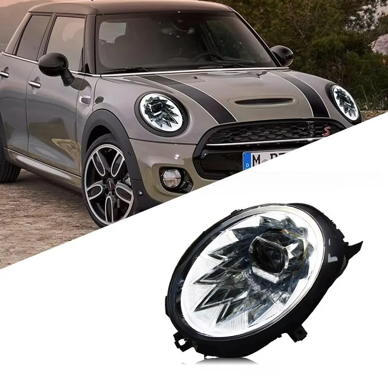 Mini F56 F55 Modified LED Daytime Running Lights 12V 6000K New Headlights Turn Signal H4 Bulb Shape 6000 Lumens 70W