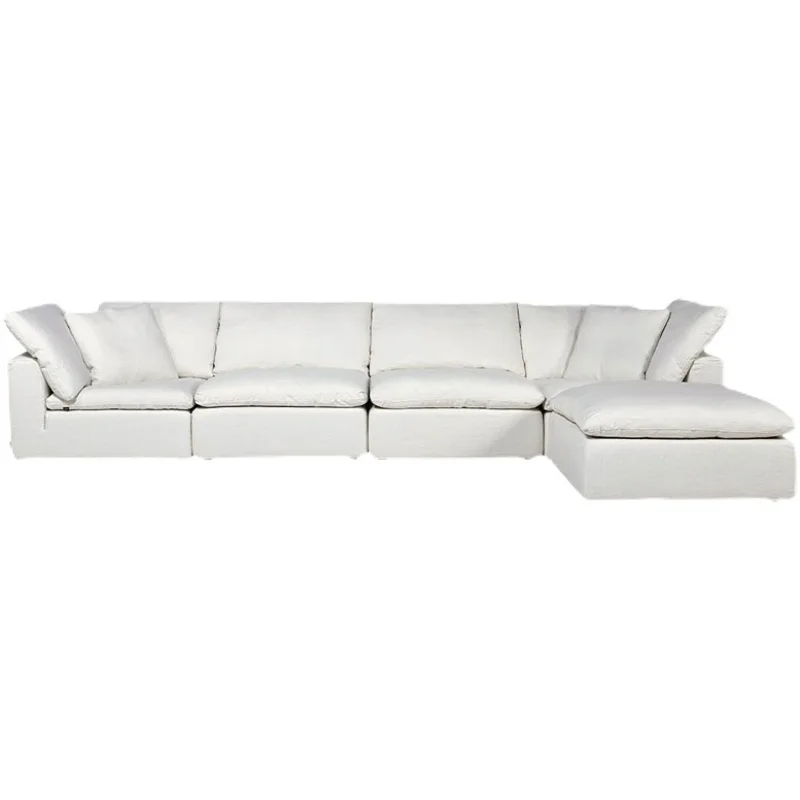 Wide Sitting Deep Latex Down Modern Soft  Scratches Sofa, Living Room,Small and Large Unit Types sofa set living room furniture