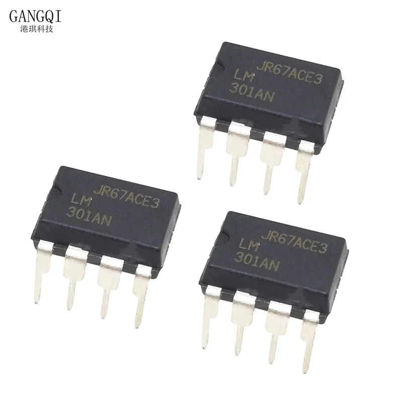 10PCS LM301AN DIP8 LM301 DIP LM301A DIP-8 LM301P 301AN LM301N New IC In Stock