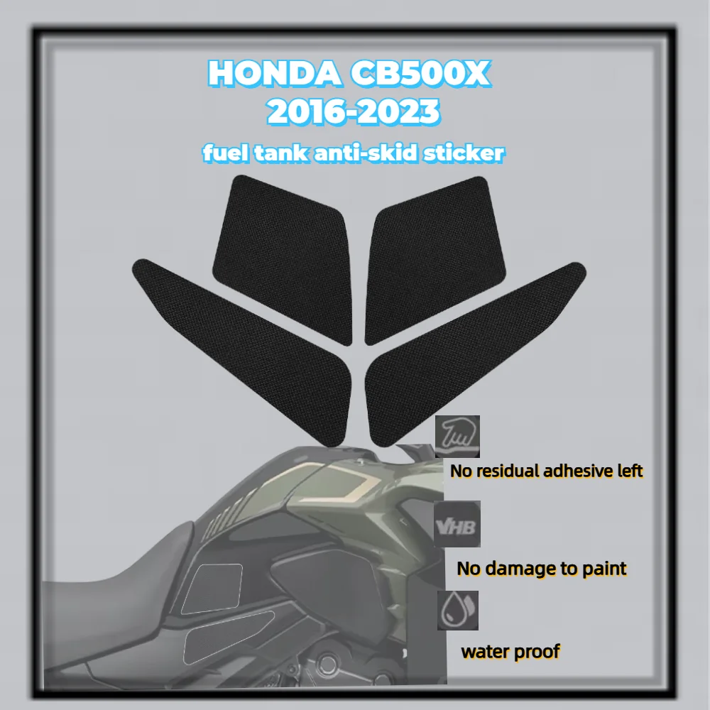 

For HONDA CB500X 2016-2023 motorcycle stickers Self Adhesive Silicone Non-SlipTank Traction Grips Protector Sticker Pads 4 KITS