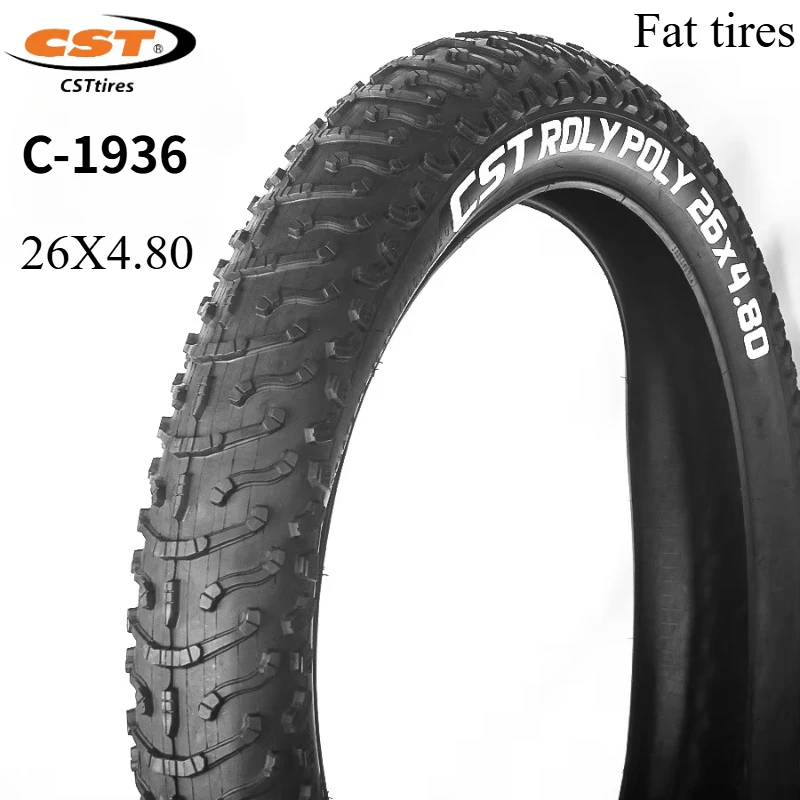 bicycle ATV tyre beach bike tire 26x4.80 city fat tyres snow bike tires wire bead For fat Electric Bike CST 26inch 122-599