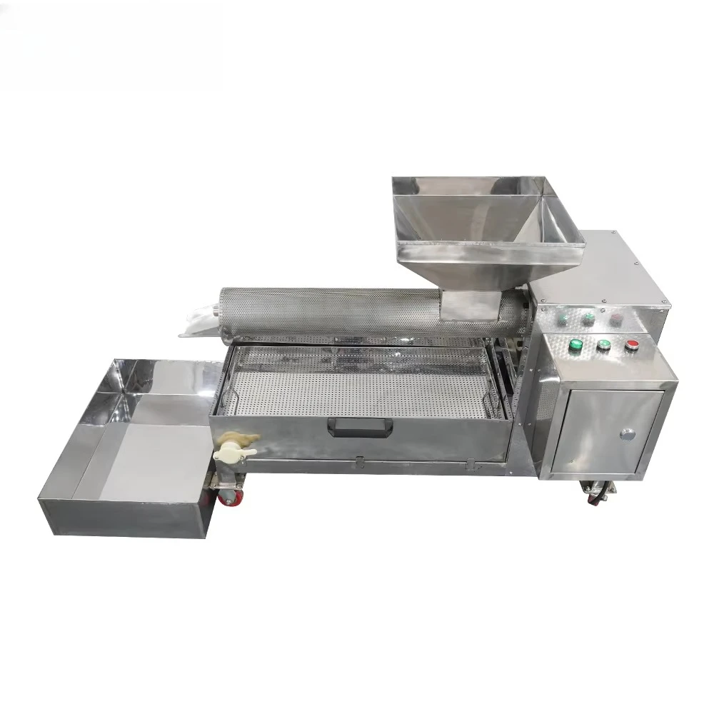 Automatic Industrial Electric Honey Extractor Honey Wax Processing Machine Screw Press Honey Separator Capping Extruder