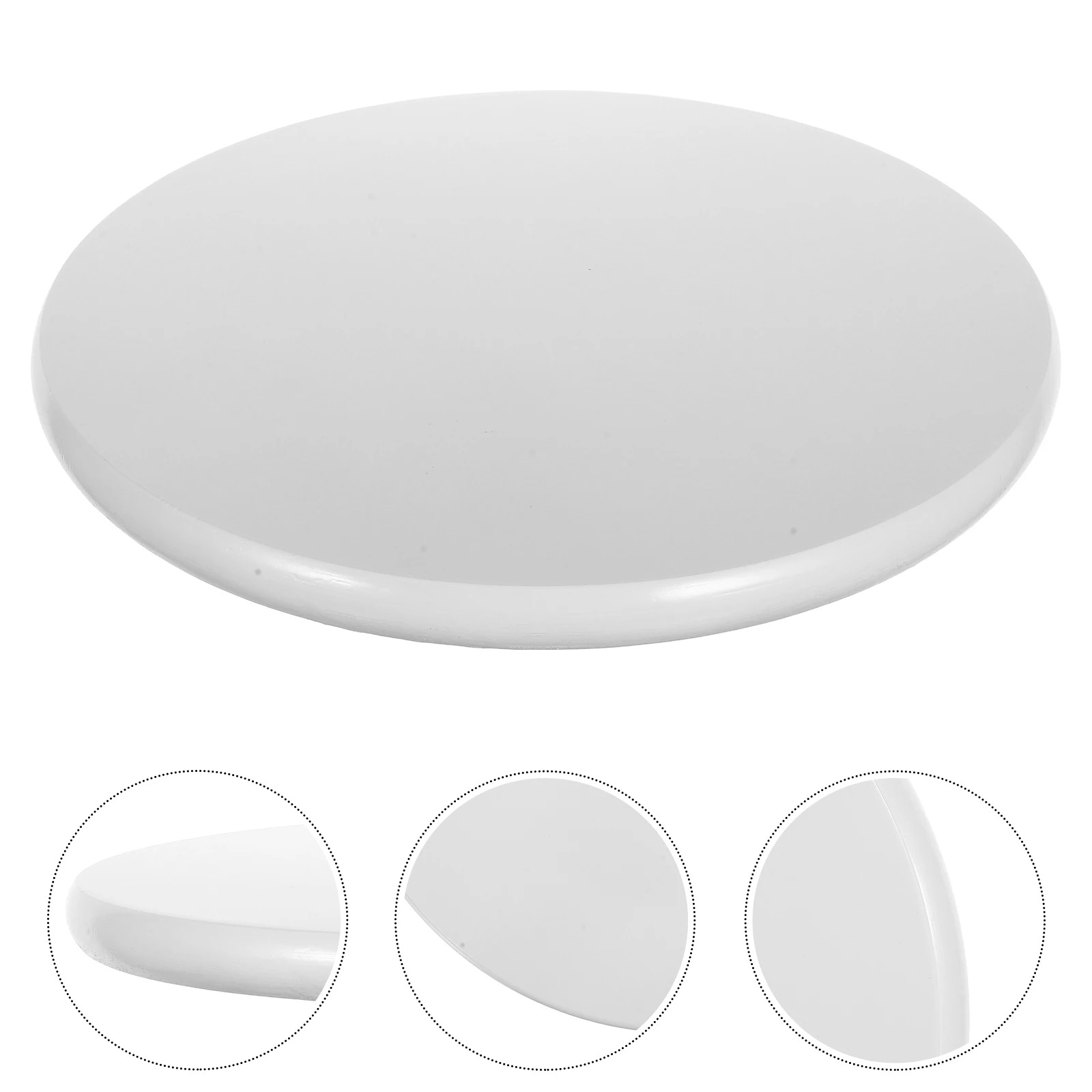 Round Stool Surface Accessories Bar Stools Chair Seating Part White Replacement