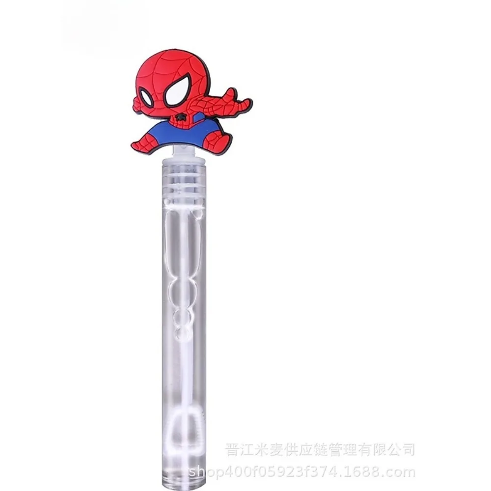 Marvel Hero Spider Man Anime Bubble Soap Bottle Wedding Gifts for Guests Birthday Party Decoration Baby Shower Favors Kids Toys