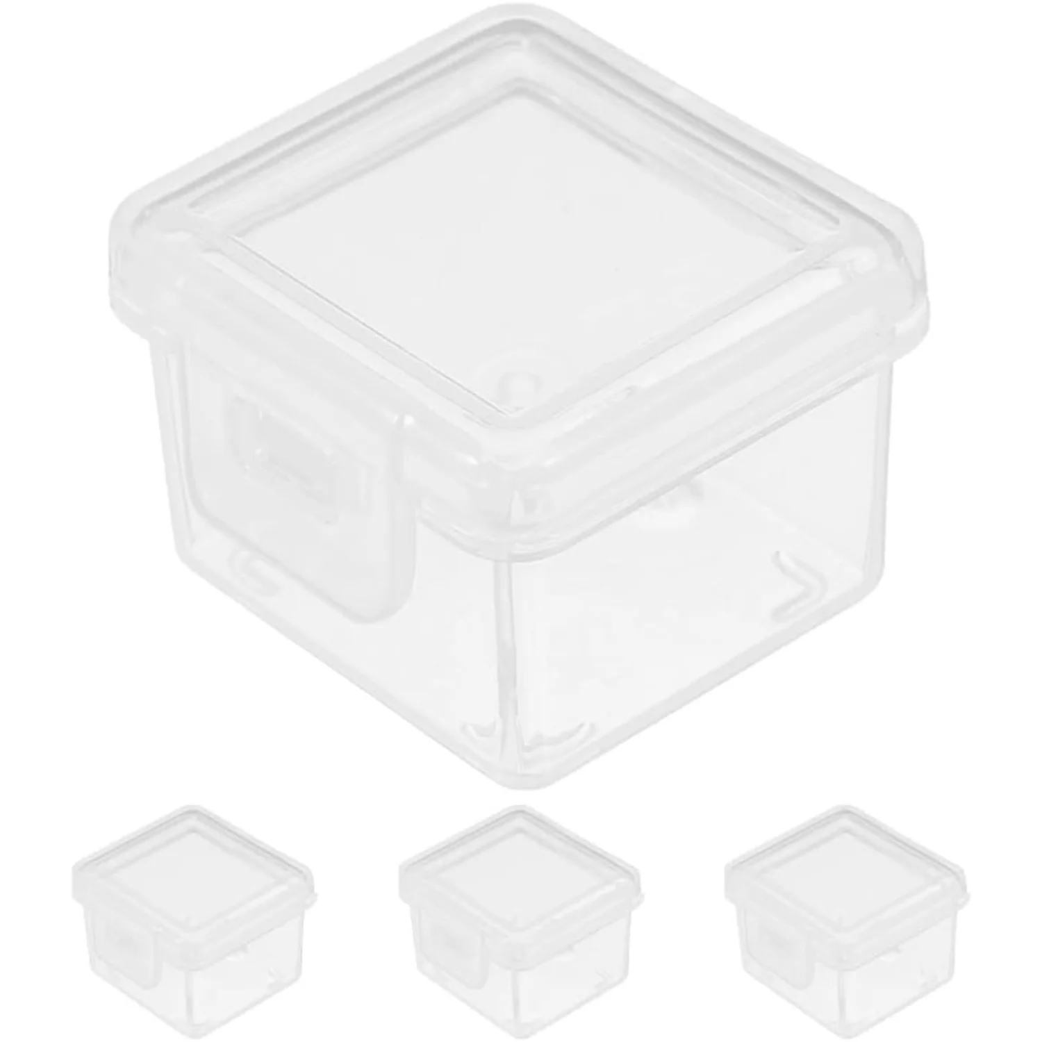 Sliced Cheese  Container, 2pcs Clear Cheese Saver  Sliced Cheese Container Cheese  Crisper Refrigerator   for Food Vegetable Fru