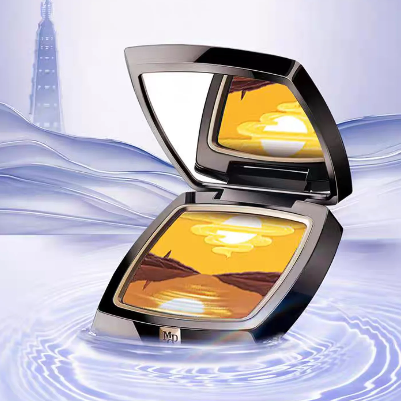 MAOGEPING Lakeside Moonlight Palette de fards à paupières multi-usages 12g 100% cosmétiques de maquillage originaux