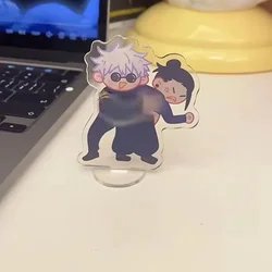 Jujutsu Kaisen Gojo Satoru Getou Suguru Acrylic Stands Arms Swingable Funny Model Cute Originality Room Decor Prop Kids Gift Toy