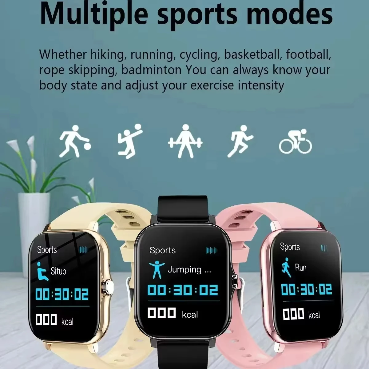 OPPO, superventas, nuevo reloj inteligente para hombres y mujeres, el más nuevo reloj deportivo con caras, llamadas Bluetooth, teléfonos deportivos para Fitness, Android iOS - Image 6