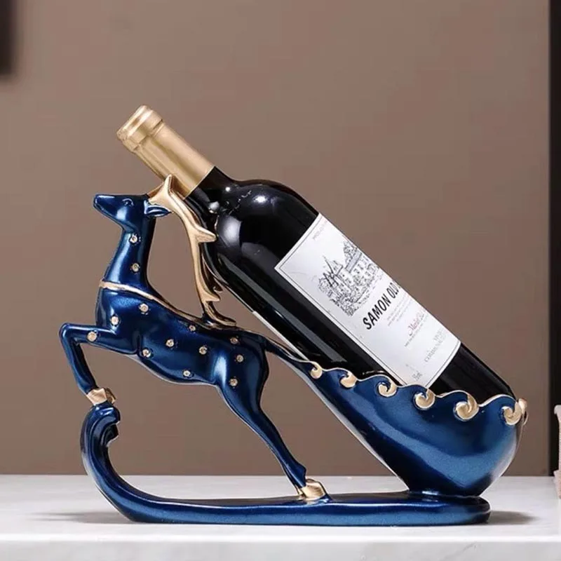 Creative Swan Wine Rack Ornaments European Wine Bottle Rack Living Room Table Dinner Wine Cabinet Ornaments Gift Gift Figurines