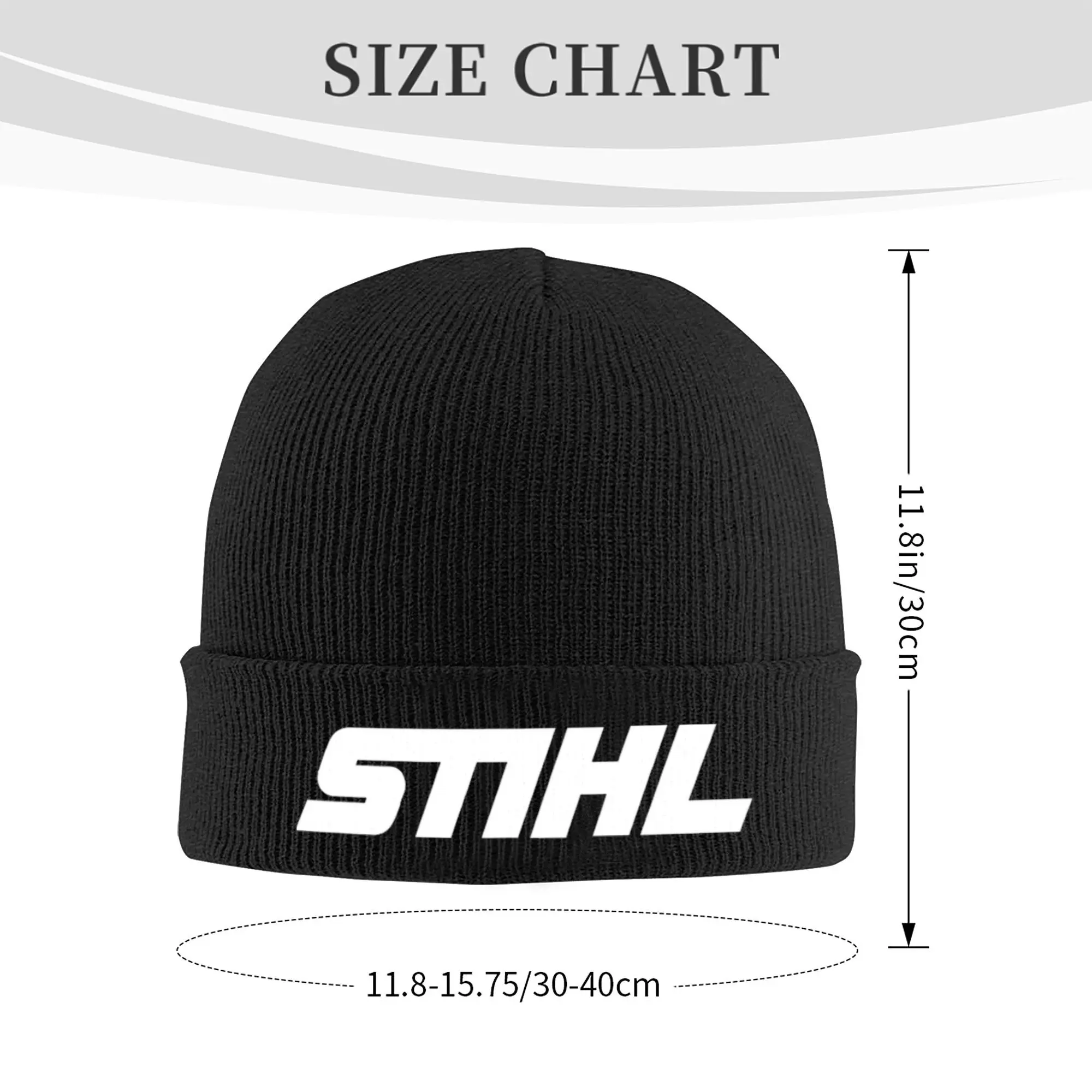 Stihls Tool Hats Autumn Winter Skullies Beanies Warm  Cap Unisex Acrylic Skullcap