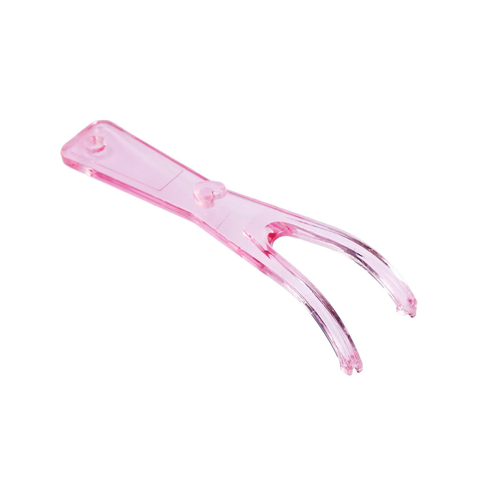 

Replaceable Dental Floss Holder Aid Oral Picks Teeth Care Interdental Convenient Durable Teeth Cleaning Tool(Pink)