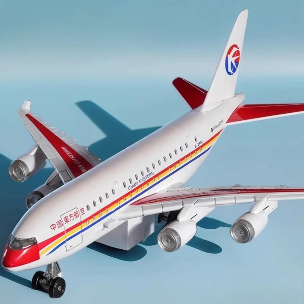 

1:32 Scale Aircraft Model Toy Alloy Diecast Sound Light Pull Back China Eastern A380 Airplane Models Children's Ornaments Gifts