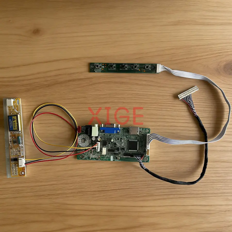 

LCD Monitor Controller Drive Board Fit QD15XL06 QD15XL04 QD15XL01 QD15XL09 HDMI+VGA 1-CCFL LVDS 30-Pin 1024*768 1024x768 DIY Kit