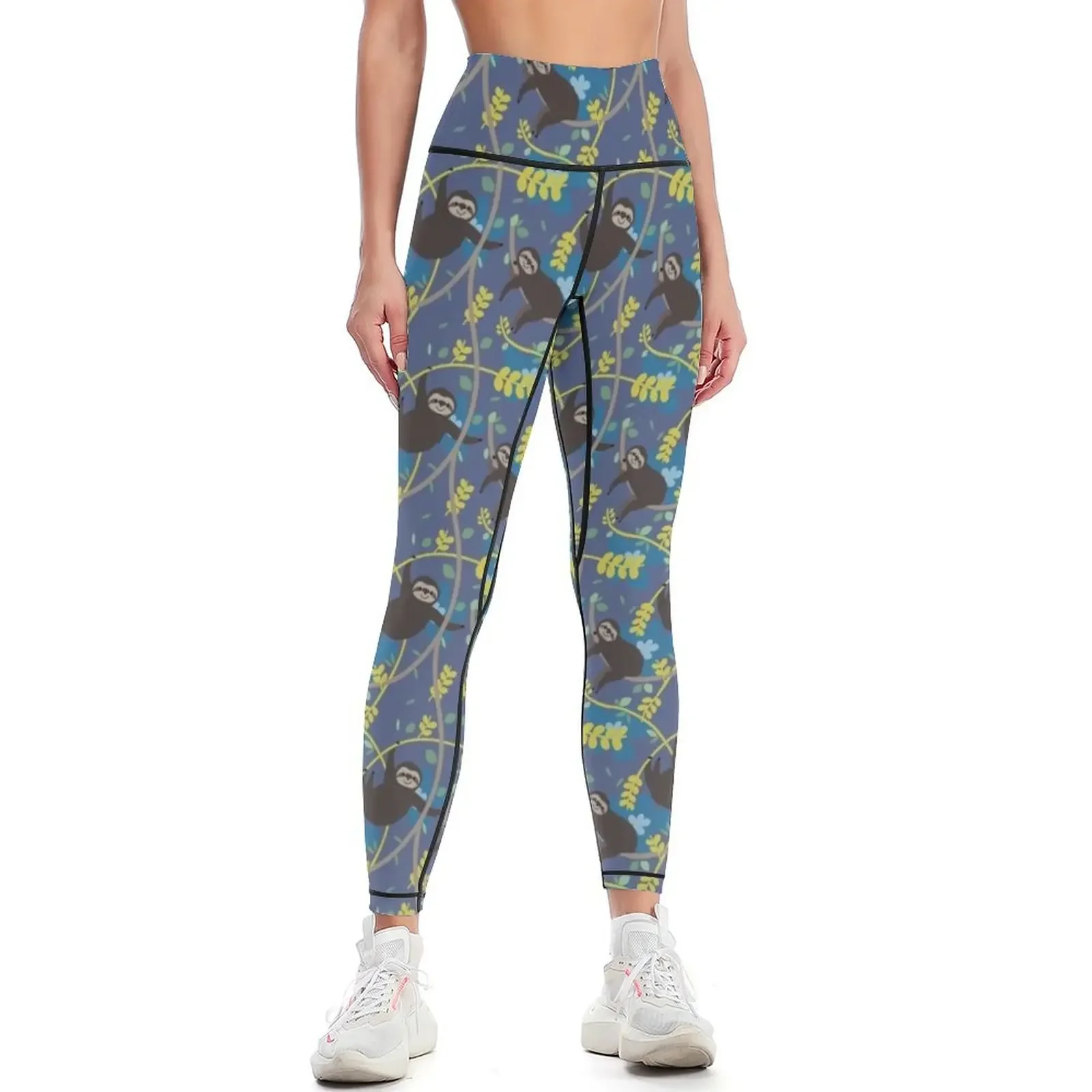 

Sloth Pattern - Sloth Life Leggings Women's push up sport set Golf wear active wear Womens Leggings