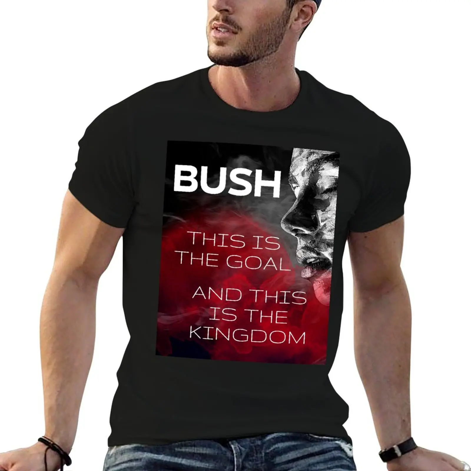 

BUSH ROCK BAND - Bush Fan Artwork Edition - The Kingdom T-Shirt t shirt custom print man graphic t shirt T-Shirt
