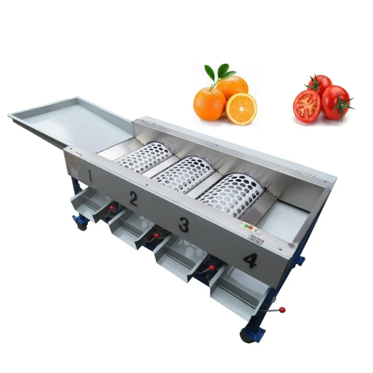 

Apple Sorting Machine/Potato Washing And Grading Line Grader Orange