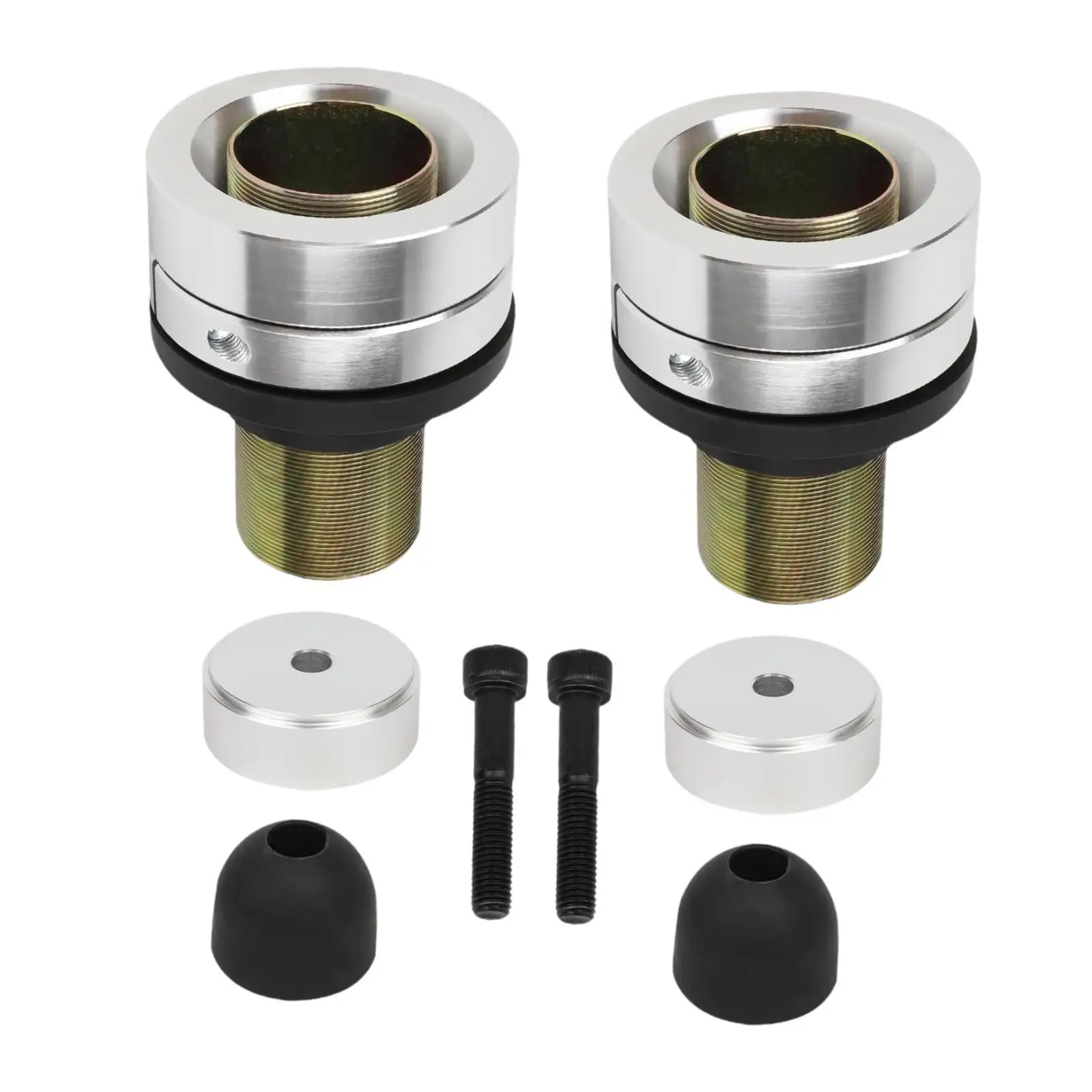 

Front Adjustable Coil over Spacer System ,Aluminum Coil Spacer Kit ,Easy to Install Premium Spare Parts Accessories, Replaces