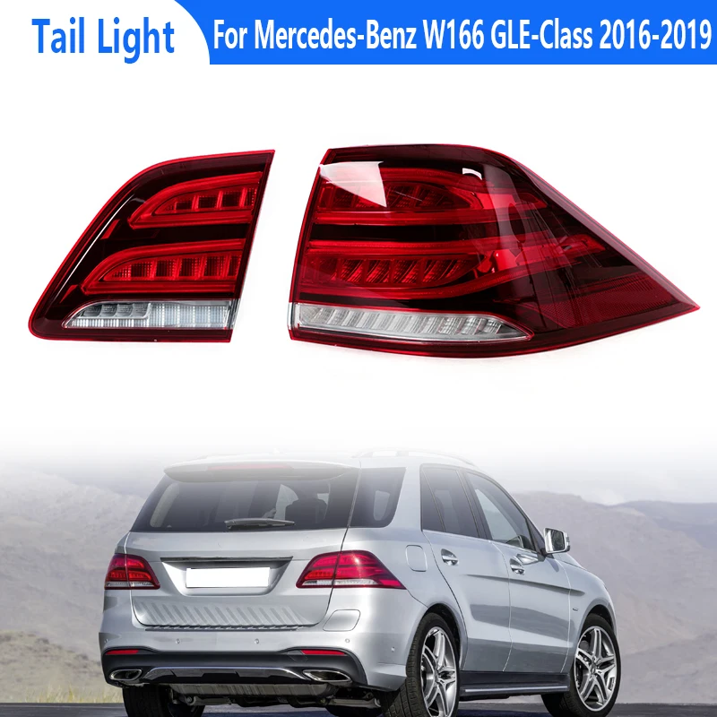 For Mercedes-Benz W166 GLE-Class GLE320 GLE350 GLE400 GLE500 2016-2019 LED Tail Light Auto Taillight Car Accessories A1669065701