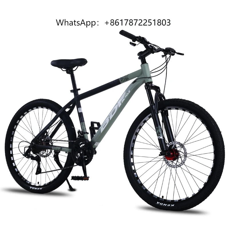 

BDF Student Bicycle 20/22/24/26inch Aluminum Alloy Mountain Bike with L-TWOO 24 Speed Disc Brake Kenda Tire Suspension Fork Road