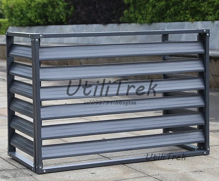 

Air conditioning hood aluminum alloy zinc steel louver window, air conditioning hood grille, outdoor