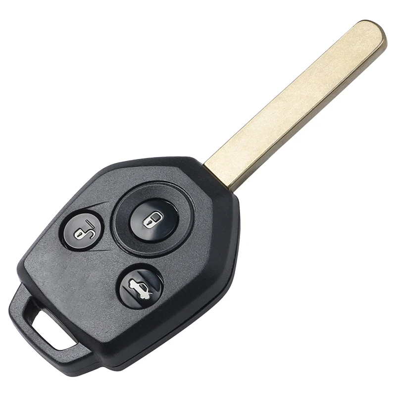Keyecu 433Mhz 4D62 Chip Origianl/Verbeterde Flip Vouwen 3 Knop Afstandsbediening Sleutelhanger Sleutel Voor Subaru Forester 2008 2009 2010 2011 2012