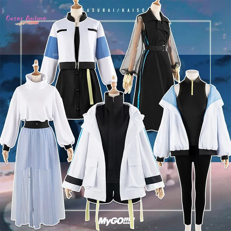 Anime BanG Dream MyGO Takamatsu Tomori Anon Chihaya Rāna Kaname Soyo Nagasaki Taki Shiina Cosplay Women's Daily Clothing
