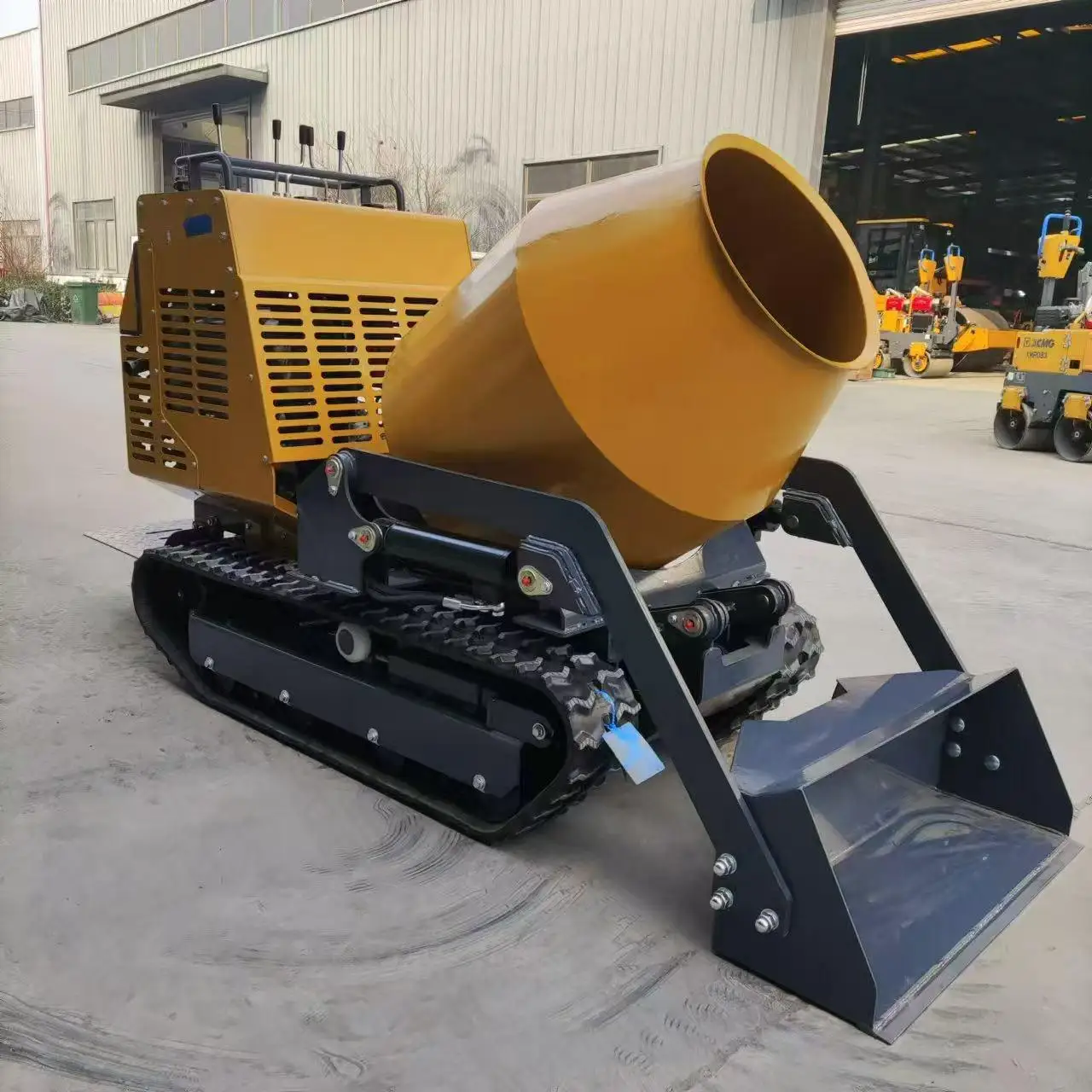 Mini Dump Truck 1000kg Mini Dump Truck 1-Ton Tracked Small Dump Truck Loader