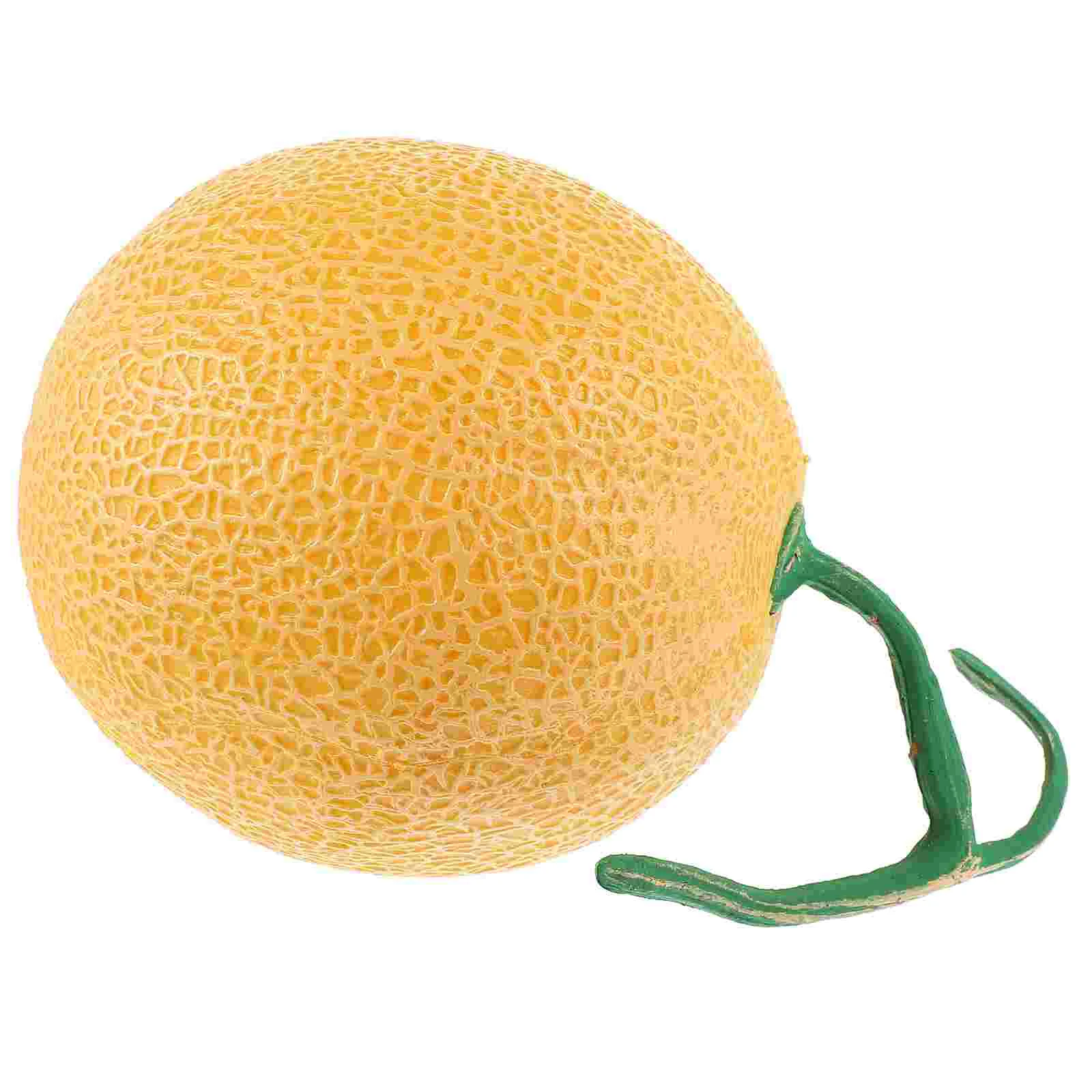 Simulation Fruit Model Plant Prop Decor Accessories Cantaloupe Craft Plastic Artificial Showcase Imitation