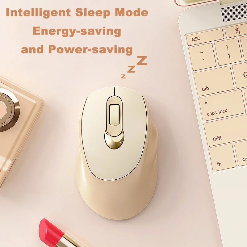 Wireless Rechargeable Mouse Ergonomics Design Low Noise Button DPI Adjustable Button System Compatible Dual-mode Bluetooth Mause