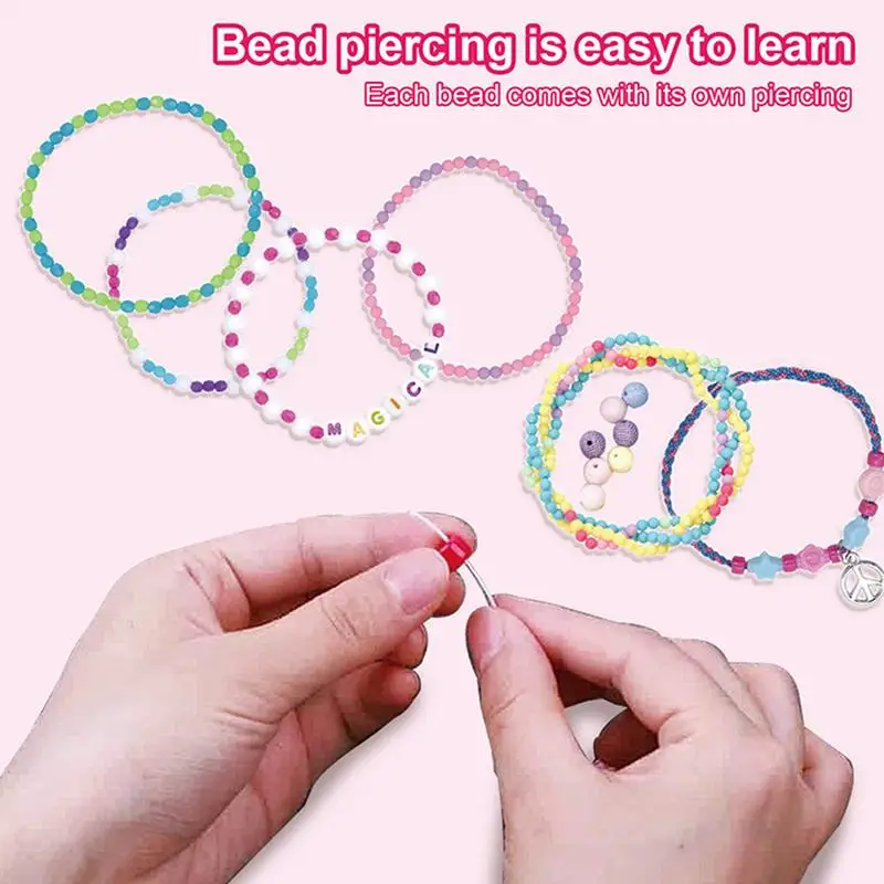 Sieraden maken Kit voor meisjes 4-6 Fun Kids Crafts Sieraden maken Kit Peuter Kunst en Ambachten Meisjes Bedelarmband Maken Kit Voor