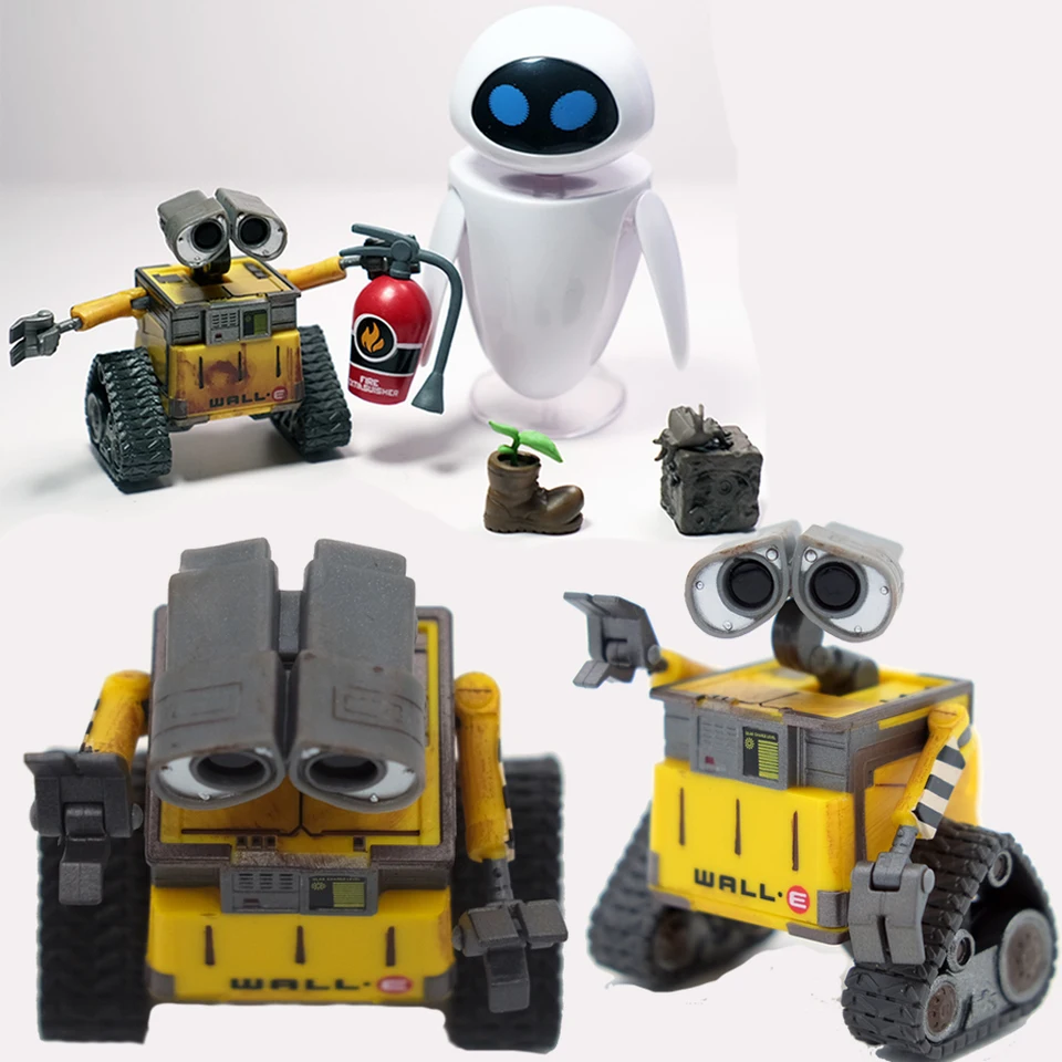 Anime Cute Wall-E Robot Mobilization Wall E & EVE PVC Action