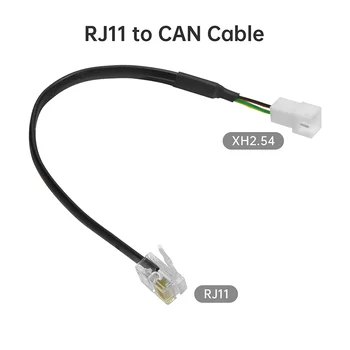 Bigtreetech rj11 para can cabos para polvo v1.1 polvo pro f446 f429 150mm XH2.54-2P acessórios de impressora 3d