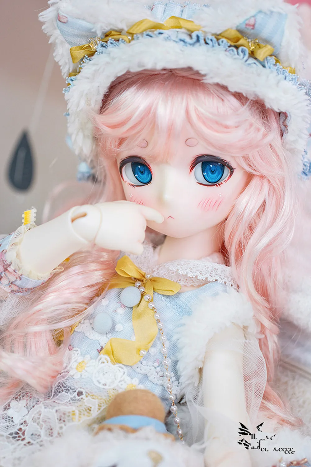 New premium resin BJD/SD doll 1/4 point girl baby two Yuan cartoon Sandora spot makeup