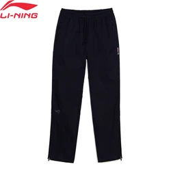 Li-Ning Men BADFIVE Basketball Pants AT PROOF WIND Loose Fit Breathable 100%Polyester Comfortable Leisure Sport Trousers AKXU013