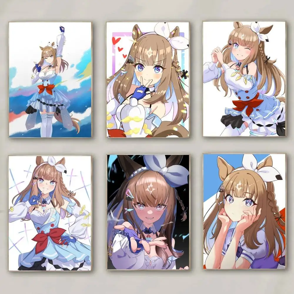 1 قطعة عين اللوز أوما موسومي جميلة ديربي المشارك طباعة لغرفة النوم غرفة المعيشة ديكور المنزل اللوحة جدار الفن HD صورة جدارية