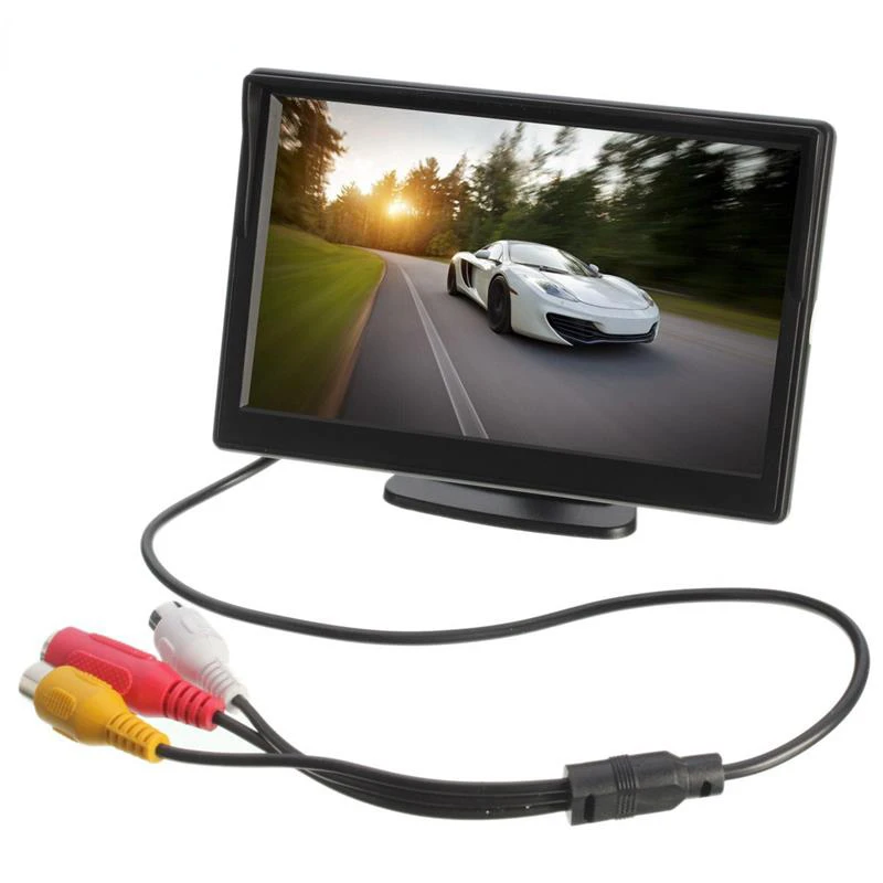 

China 12v monitor 5 inch car monitor car lcd monitor mini tv screen