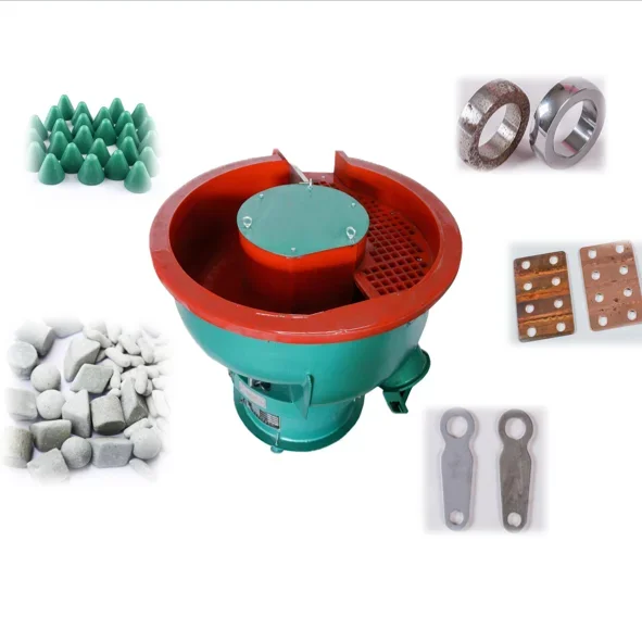 250L Hot Sale Batch Glass Belt Buckles Watch Case Grinder Vibratory tumbler bowl polishing machine with separator