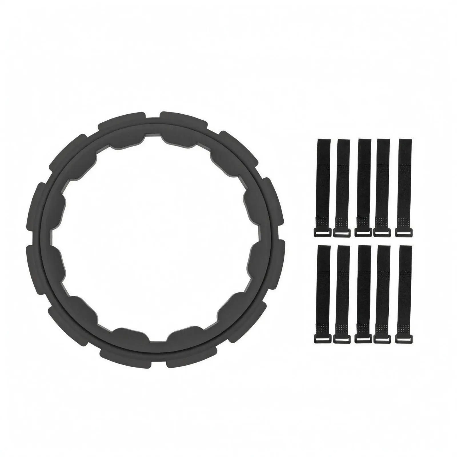 Basketball Reducer Hoop Segmented Basketball Rim Reducer Black