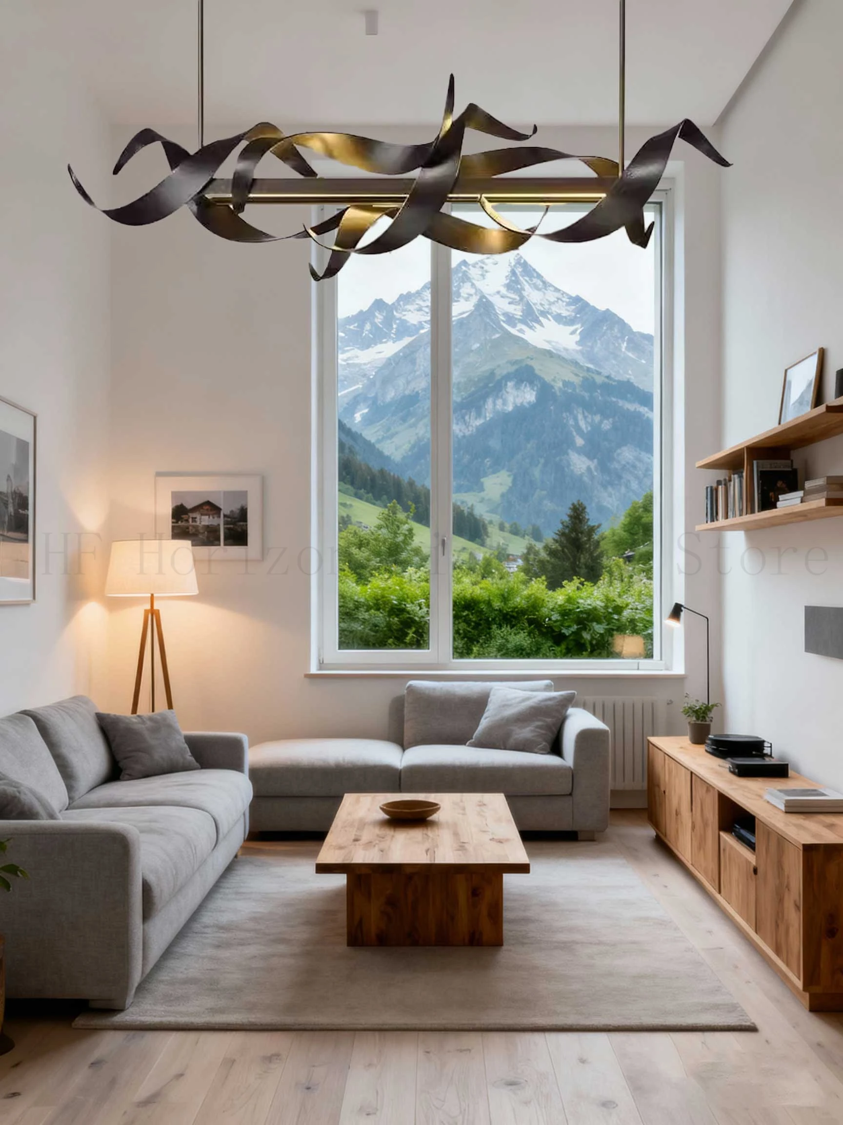 

Nordic Style Stainless Steel Dining Room Pendant Light with LED Indoor Lighting Ceiling Chandelier for Living Room Decor