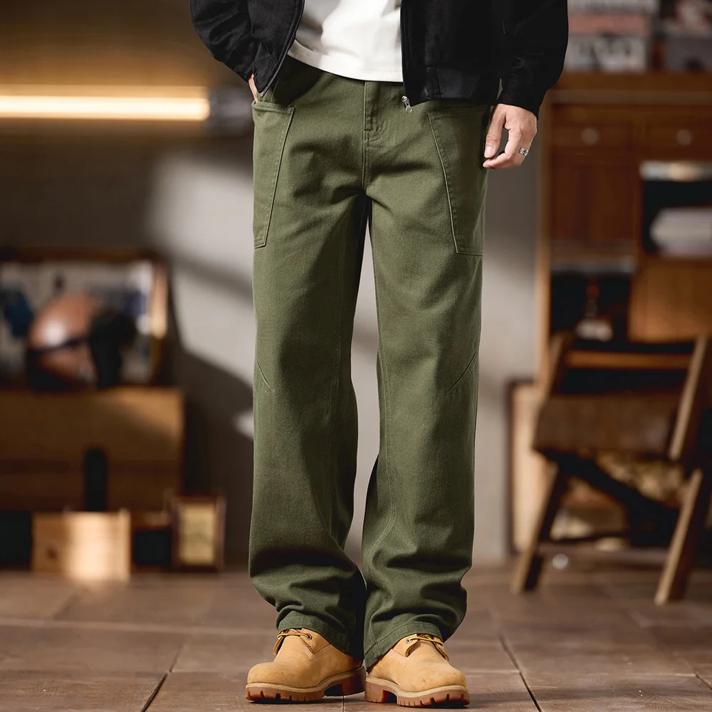 

Большие размеры, широкие 46 44, повседневные брюки, мужские модные винтажные свободные японские уличные брюки-карго большого размера, брюки Cityboy