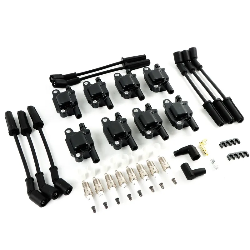 8pcs Ignition Coils & Iridium Spark Plugs & Spark Plug Wires for for for for GMC Hummer for Pontiac for Saab 12570616 UF413