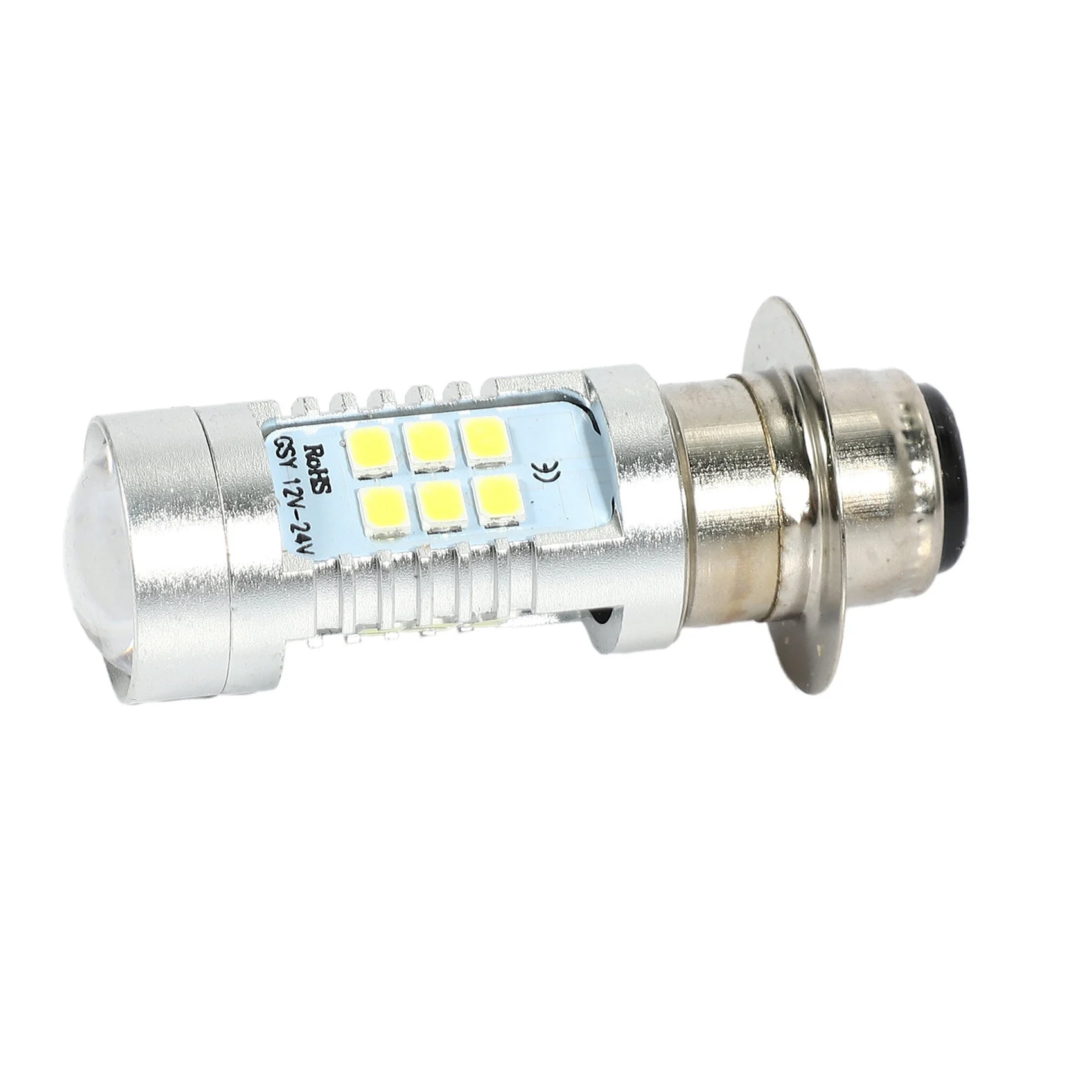 H6 Single-Claw moto 3030 21SMD Led faro anteriore lampadina 1200LM bianco 21W