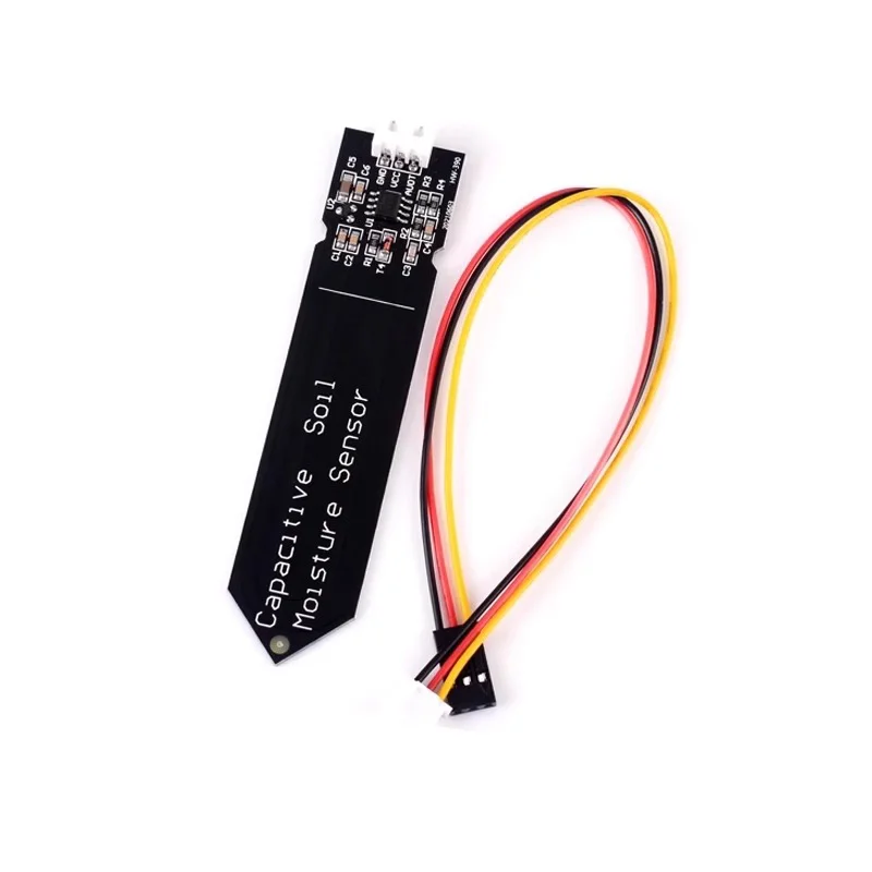 5/20/100PCS Capacitive Soil Moisture Sensor Module Not Easy to Corrode Wide Voltage Wire 3.3~5.5V Corrosion Resistant W/ Gravity