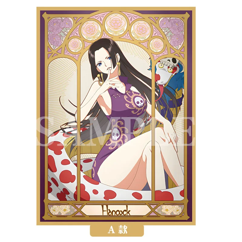 60pcs/set Nami Uta Shirahoshi Boa Hancock Flash Card Sleeve PTCG Anime Game Collection Card Protective Cover Gift Toy 67*92mm