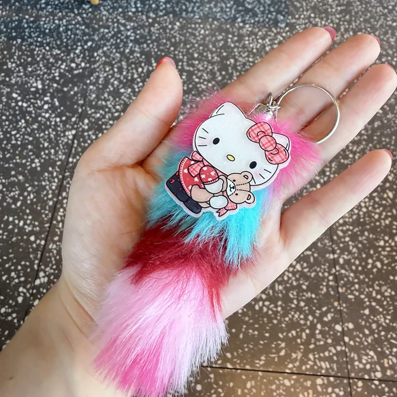 1/20 stücke Neue Nette Cartoon Hallo Kitty Auto Schwanz Tasche Anhänger Bunte Zubehör Schöne Spielzeug Figur Sammeln Artikel für Fans