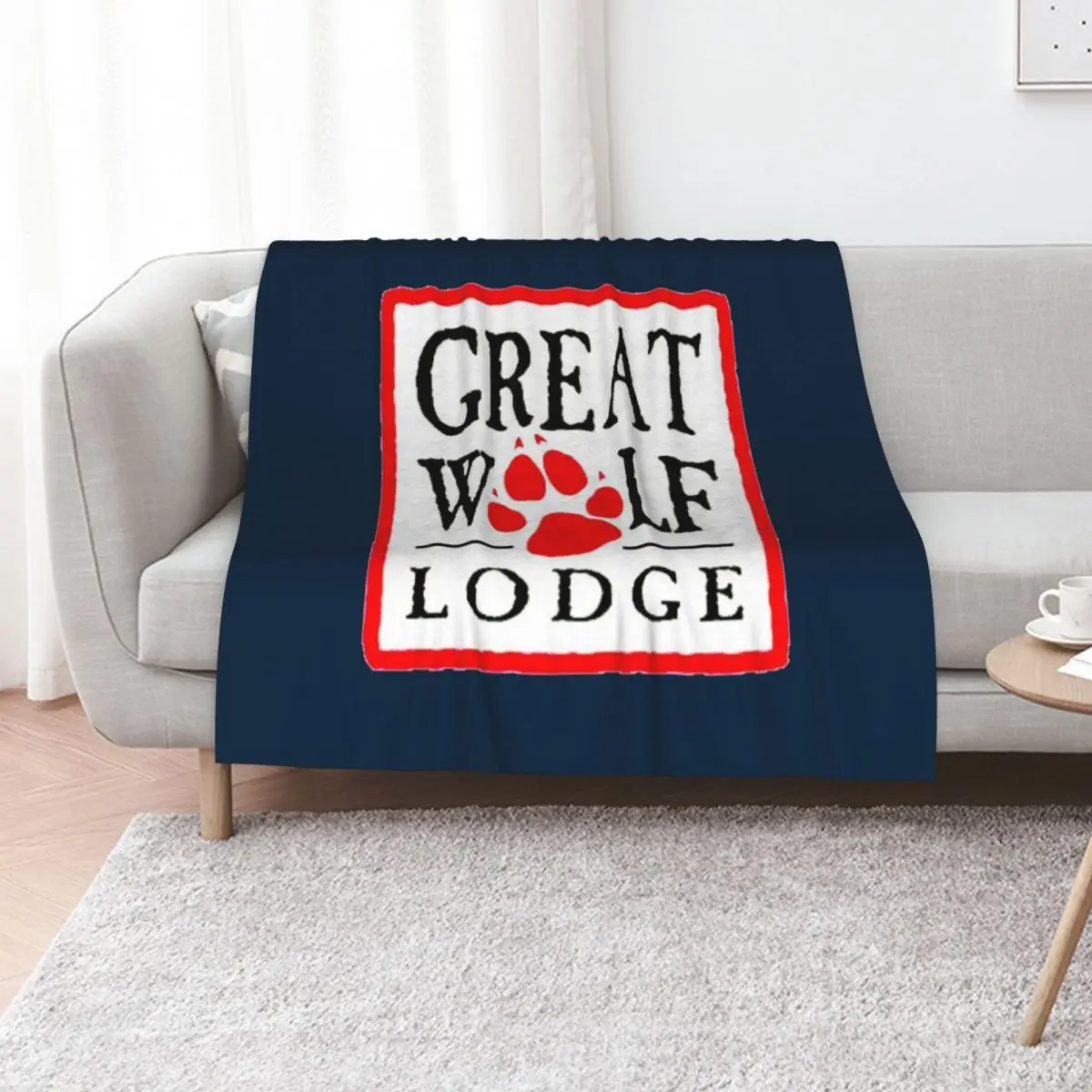 

great wolf lodge Throw Blanket christmas gifts Multi-Purpose Personalized Gift Furry Blankets
