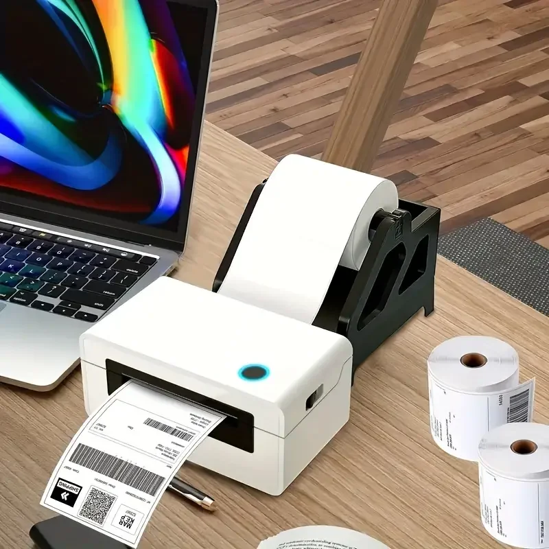 690 folhas/rolo 100mm x 70mm papel de impressão de etiquetas de três provas sensível ao calor de alta qualidade, 3,94 polegadas x 2,76 polegadas