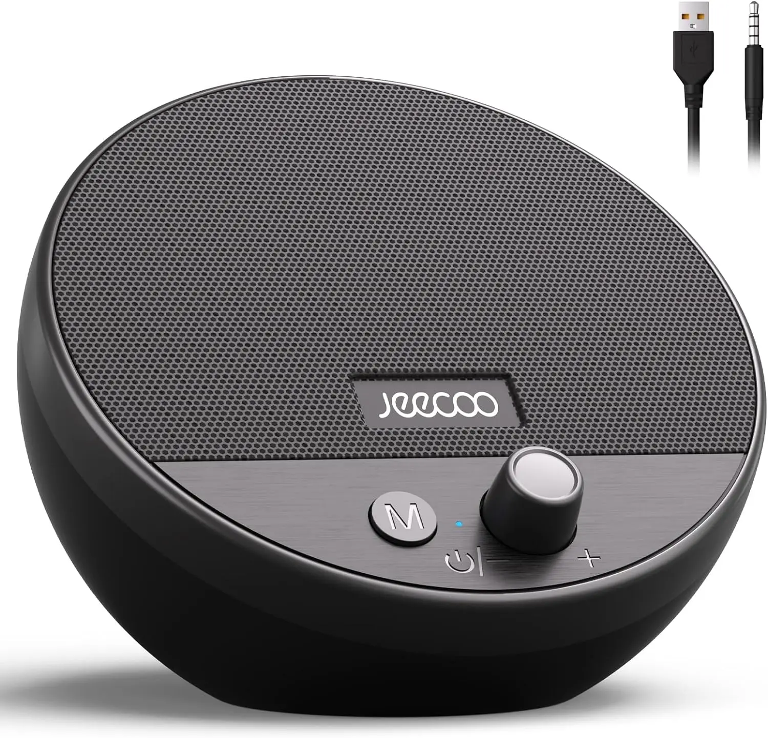 Jeecoo A10 USB Plug-N-Play Laptop Speakers Bluetooth Computer Speakers,Volume Knob Speaker with for PC Desktop&Laptop