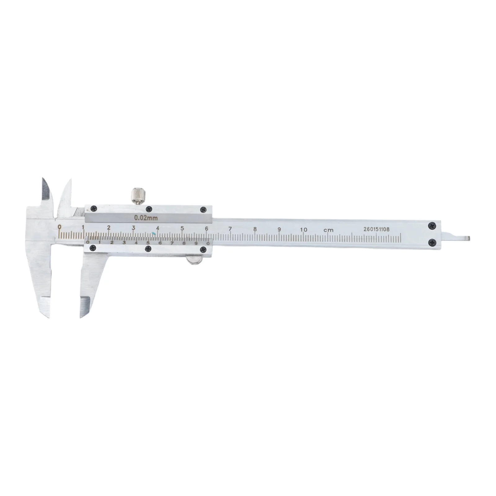 Metal Vernier Caliper Voltage Meter Household Caliper High Carbon Steel Sturdy Metal Construction Smooth Sliding Mechanism